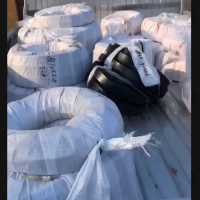 發往武漢的起重機配套電纜以裝車，感謝信任！--豪達電纜！